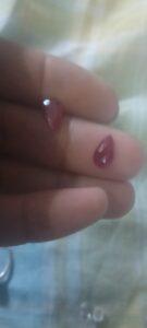 Natural Pink Ruby Gemstone 7x9mm Rose Cut Pear Shape Loose Stone50pis for Jewelry Making auto draft